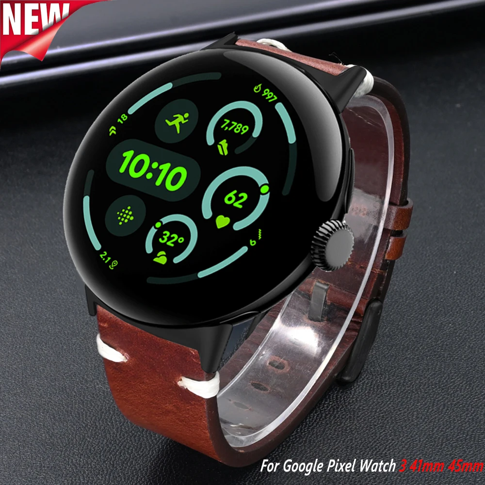 

Кожаный ремешок унисекс для Google Pixel Watch 3, 45 мм, 41 мм, роскошные ремешки для Google Pixel Watch 2, 1, 41 мм, аксессуары для браслетов