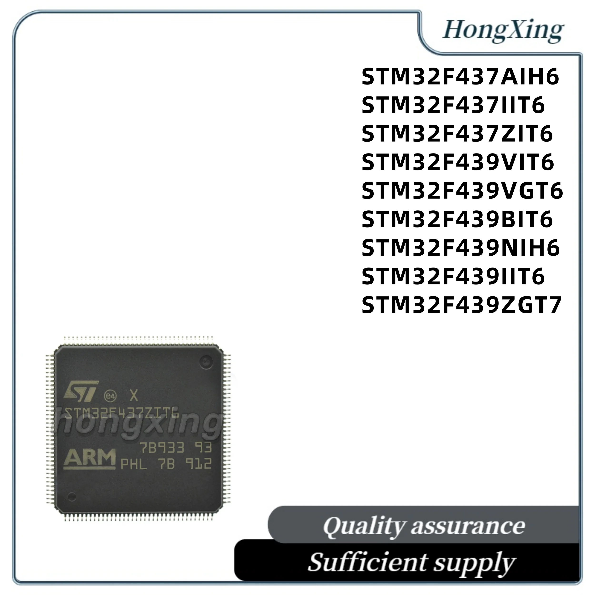 

STM32F437AIH6 STM32F437IIT6 STM32F437ZIT6 STM32F439VIT6 STM32F439VGT6 STM32F439BIT6 STM32F439NIH6 STM32F439IIT6 STM32F439ZGT7