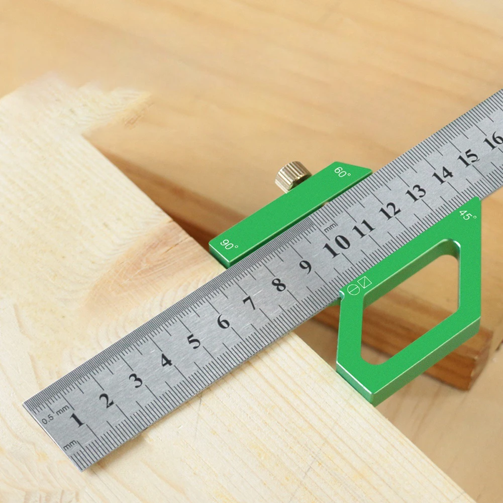 Center Finder Tool Positioning Block Resistance To Rust Versatile Angle Marking Aluminum Alloy Angle Gauge Measuring Tool