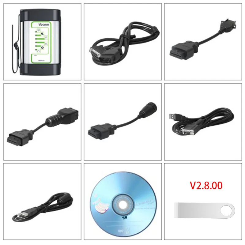 Heavy Duty voor Volvo VOCOM 88890300   V2.8.150 Versie Truck Diagnostic Tool