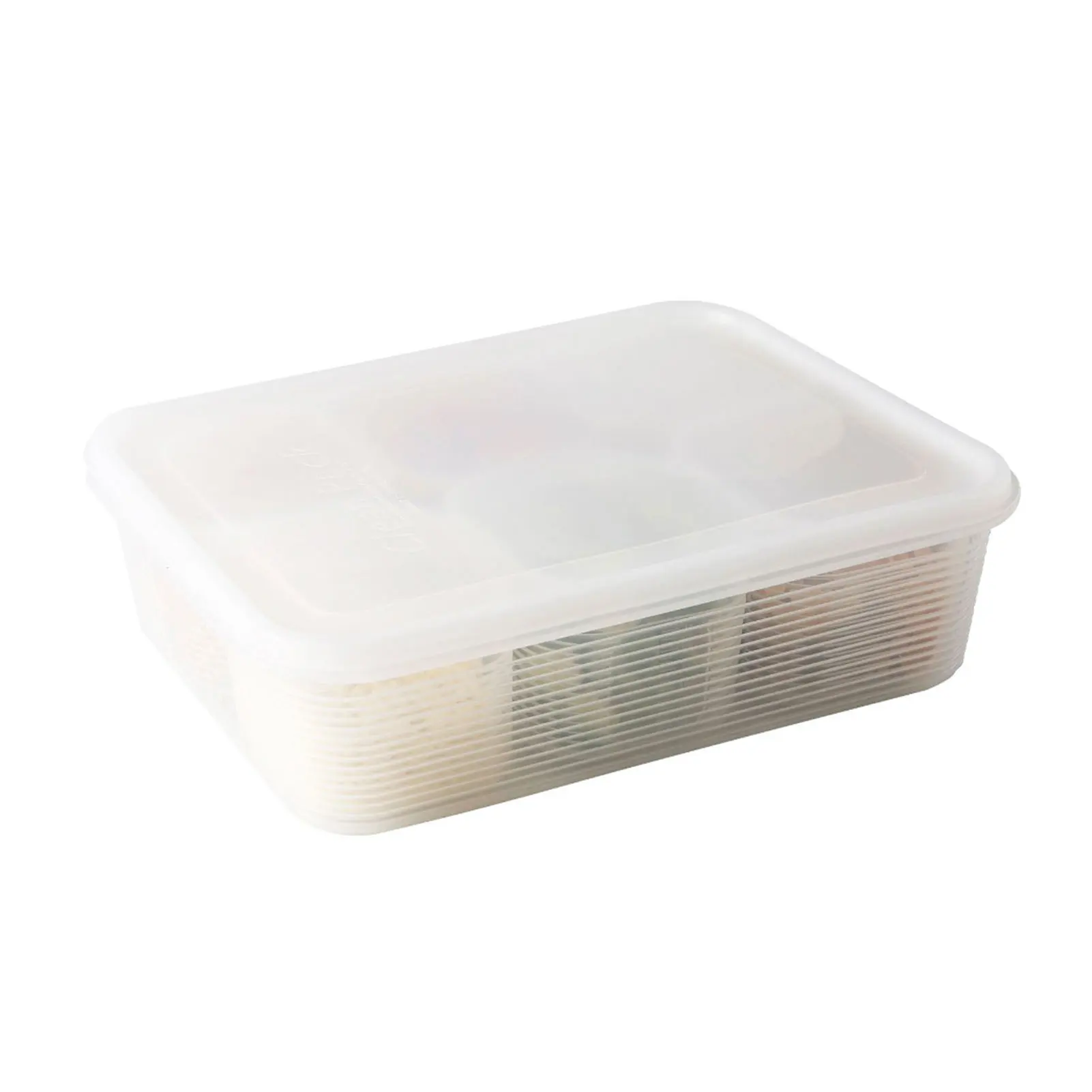 7pcs Lunch Box Individual Leakproof Clear Portable With Lid Reusable Easy Clean Keep Fresh Microwave Safe Meal Prep Stackable