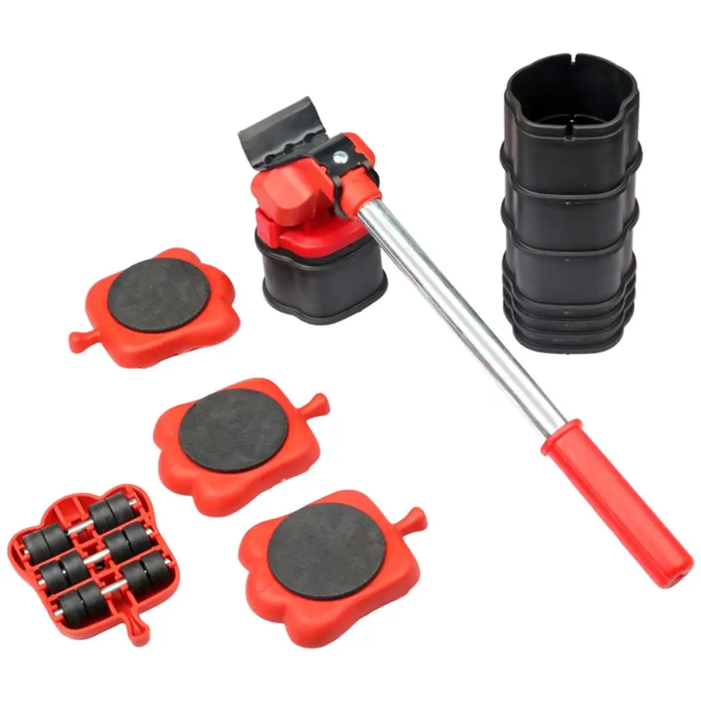 Convenient Heavy Duty Furniture Lifter 4 Appliance Roller Sliders Adjustable