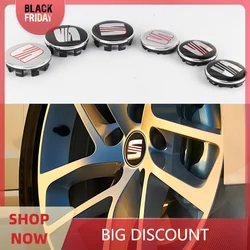 4Pcs 55/56/63mm Car Wheel Tire Center Emblem Cover Hub Caps Sticker for seat cupra Ateca Leon Mk2 Mk3 5f 1p lbiza 6f 6j FR Exeo