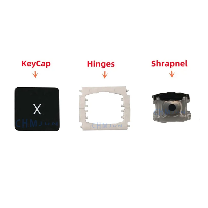 Replacement Individual X KeyCap Hinges and Shrapnel are Applicable for MacBook Pro A1534(2017)A1706 A1707 A1708 Keyboard