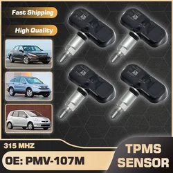 1/4Pcs TPMS Tire Pressure Sensor PMV-107M 315 MHz For Honda Accord 2008-2012 Honda CR-V 2007-2011 Honda FiT 2008 42753-S2A-305