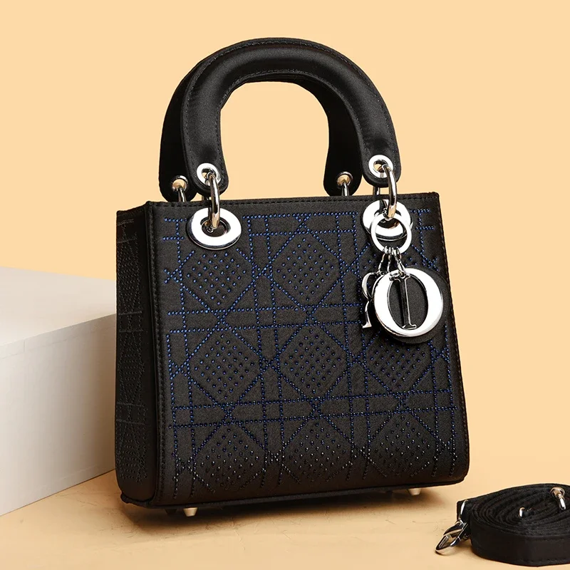 Borsa a tracolla da donna vintage Couture Artisan Borsa a tracolla classica in pelle di lusso di fascia alta