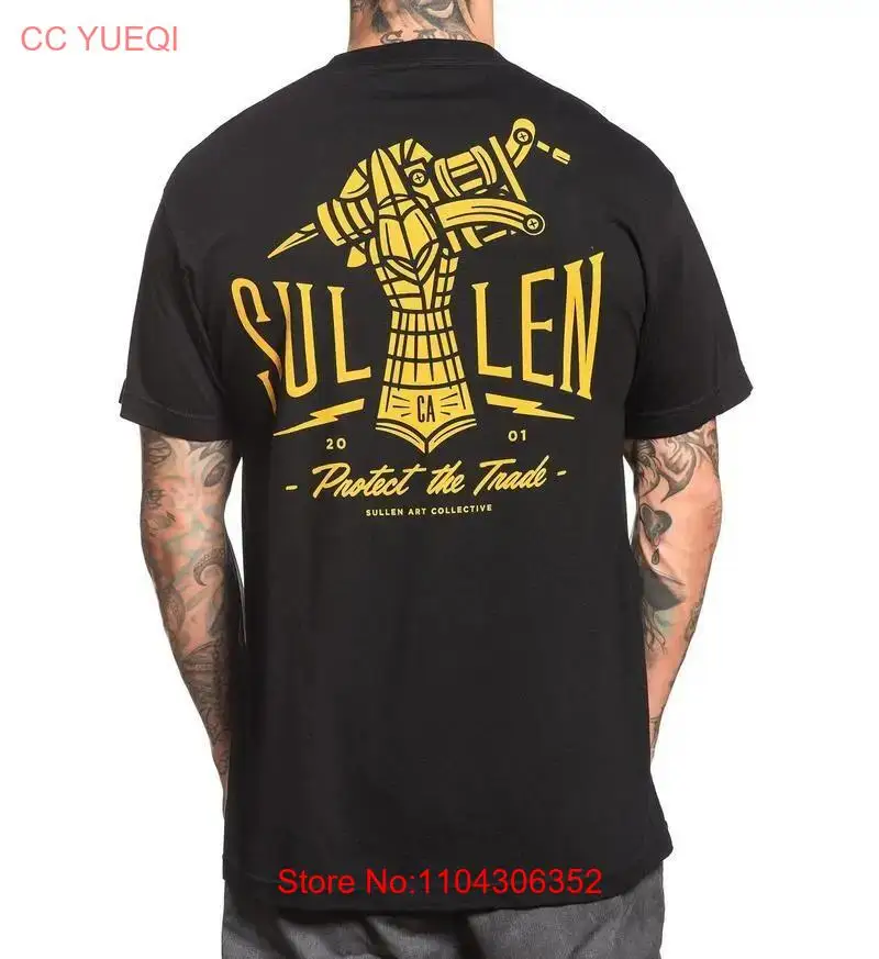 Sullen Clothing Iron Hand Protect Tattoo Ink Adult Mens T Tee Shirt SCM1251 long or short sleeves