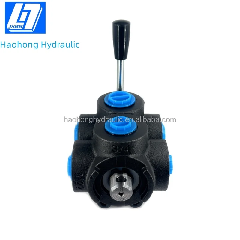

Haohong DF 6 VIE 3/4 6 Way Hydraulic Diverter Valve 120 L/min G3/4 Open Center 220 Bar