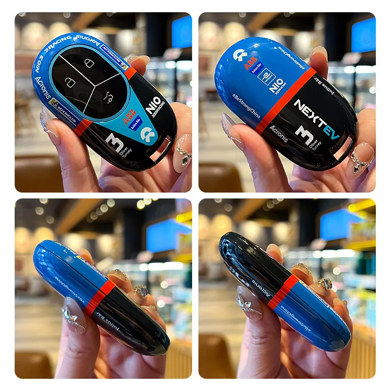 ABS Suitable for NIO ES6 car key set ET5T ET5 EC6 dedicated ES8 shell ET7 female ES7 buckle 24 high-end models 5