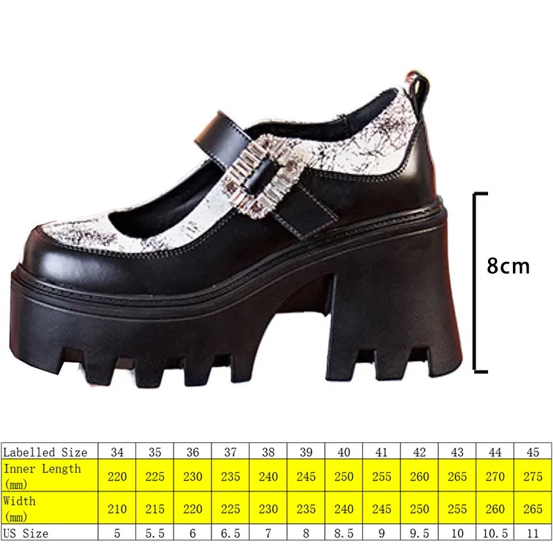 Koznoy 8cm Ethnic Microfiber Leather Mary Jane High Heels Women Round Spring Platform Wedge Flats Shoes Bling Autumn Hook Summer