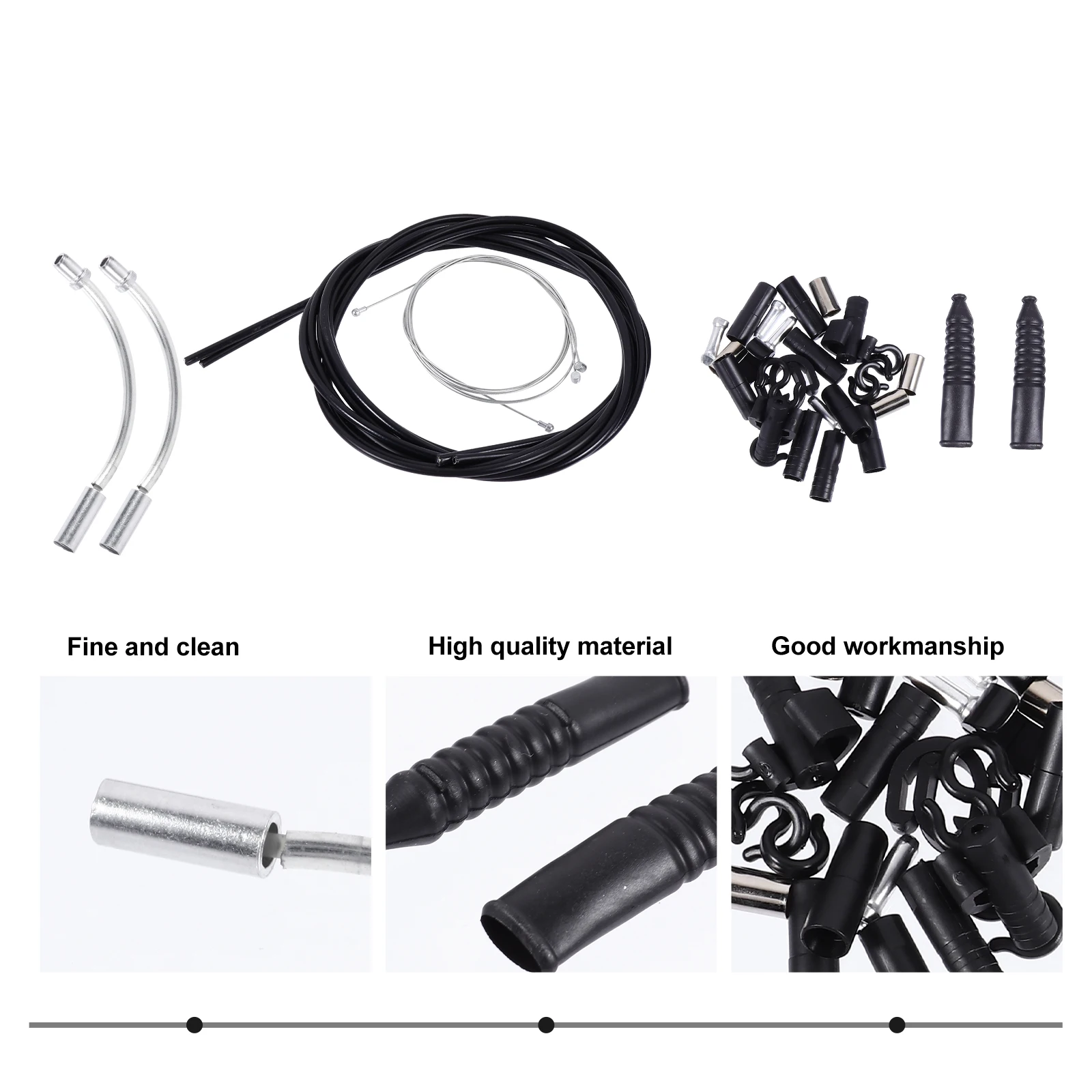 

1 set 1 Set Universal Strong Cable Housing Kit For Mountain Road Bike Durable Bicycle Brake Line Replacement Kit Compatible With