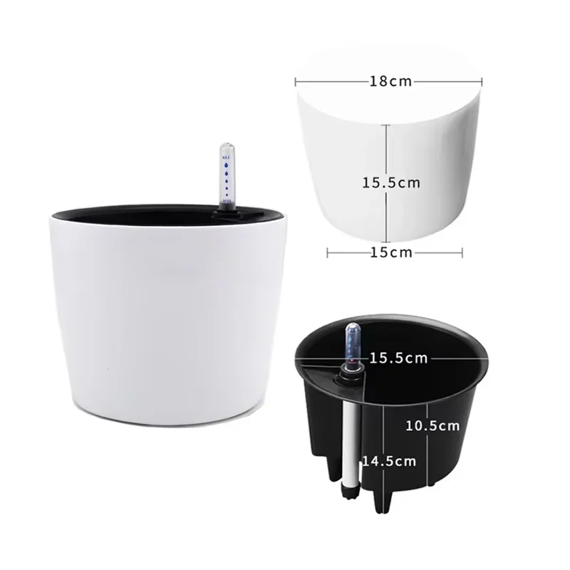 Self Watering Indoor Planters Self Watering Planter Water Level Indicator Planter Aloe Vase Self Watering Planter