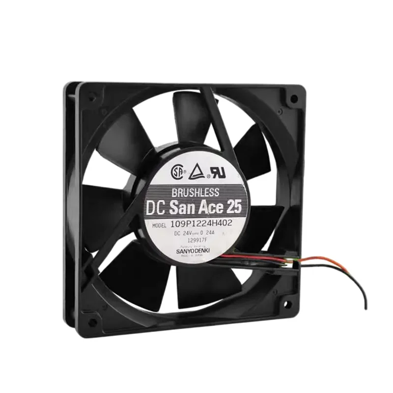 

NEW ORIGINAL 109P1224H402 DC24V 0.24A 12025 120x120x25mm COOLING FAN RADIATOR