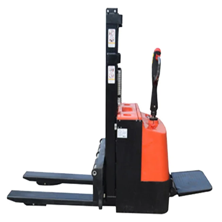 for Warehouse use 1ton 2ton 3ton forklift electric pallet stacker stand on full electric stacker on sale