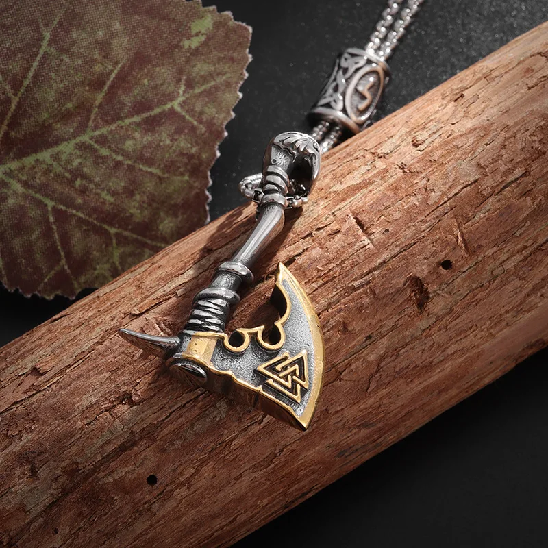Viking Ax Necklace … - image