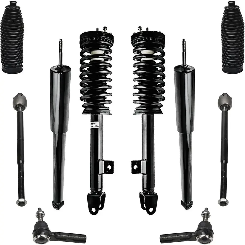 

Front Tie Rods Boots & Rear Shock Absorbers Kit for 2005-2010 Chrysler 300, 2006-2010 Dodge Magnum & 2005-2008 Magnum, RWD Suspe