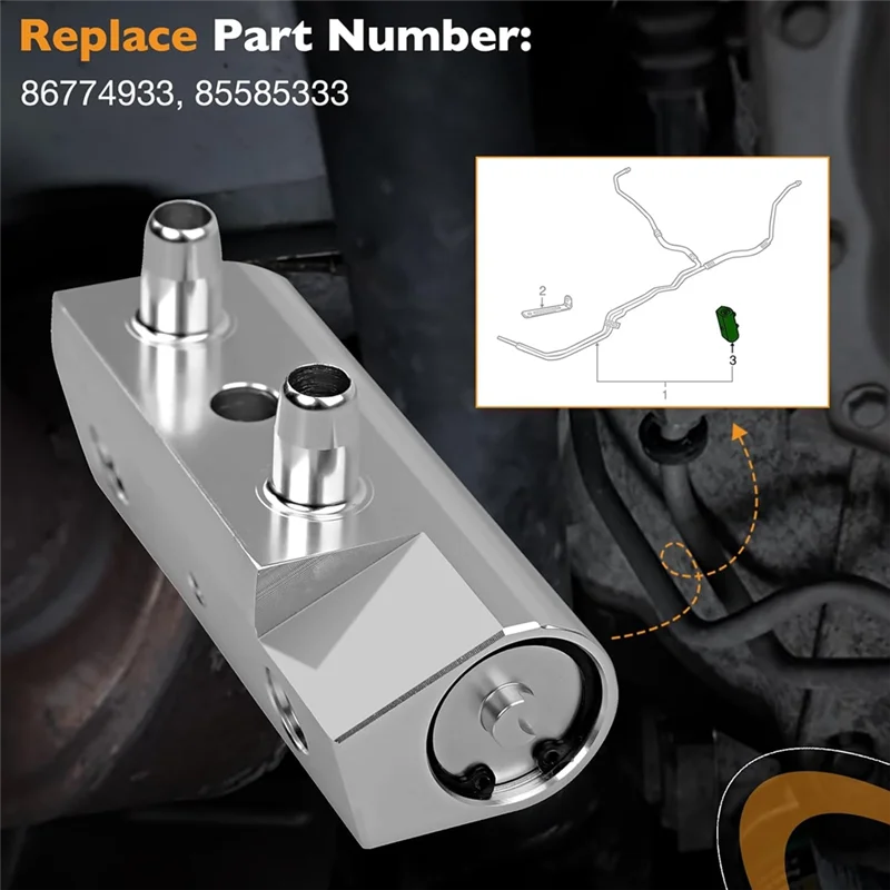 

Reliable-Car Trans Cooler Thermal Bypass Valve 86774933 85585333 For GMC Sierra Chevy Silverado Cadillac CT6 Bypass Thermal Valv