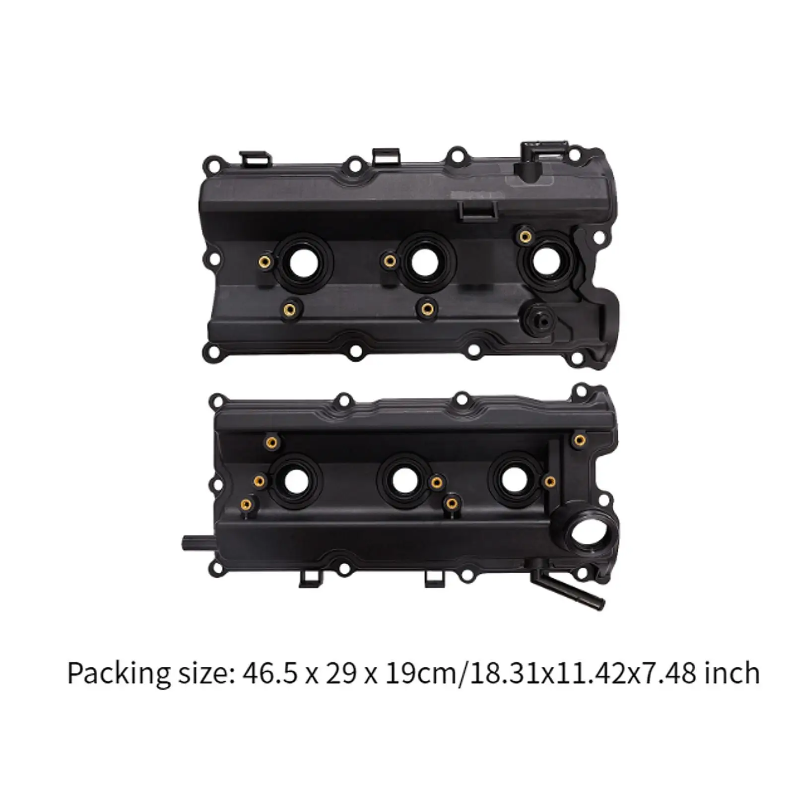 2x cubiertas de válvula de motor 13264-am610 con conjunto de junta repuestos portátiles reemplaza directamente los accesorios para Infiniti M35