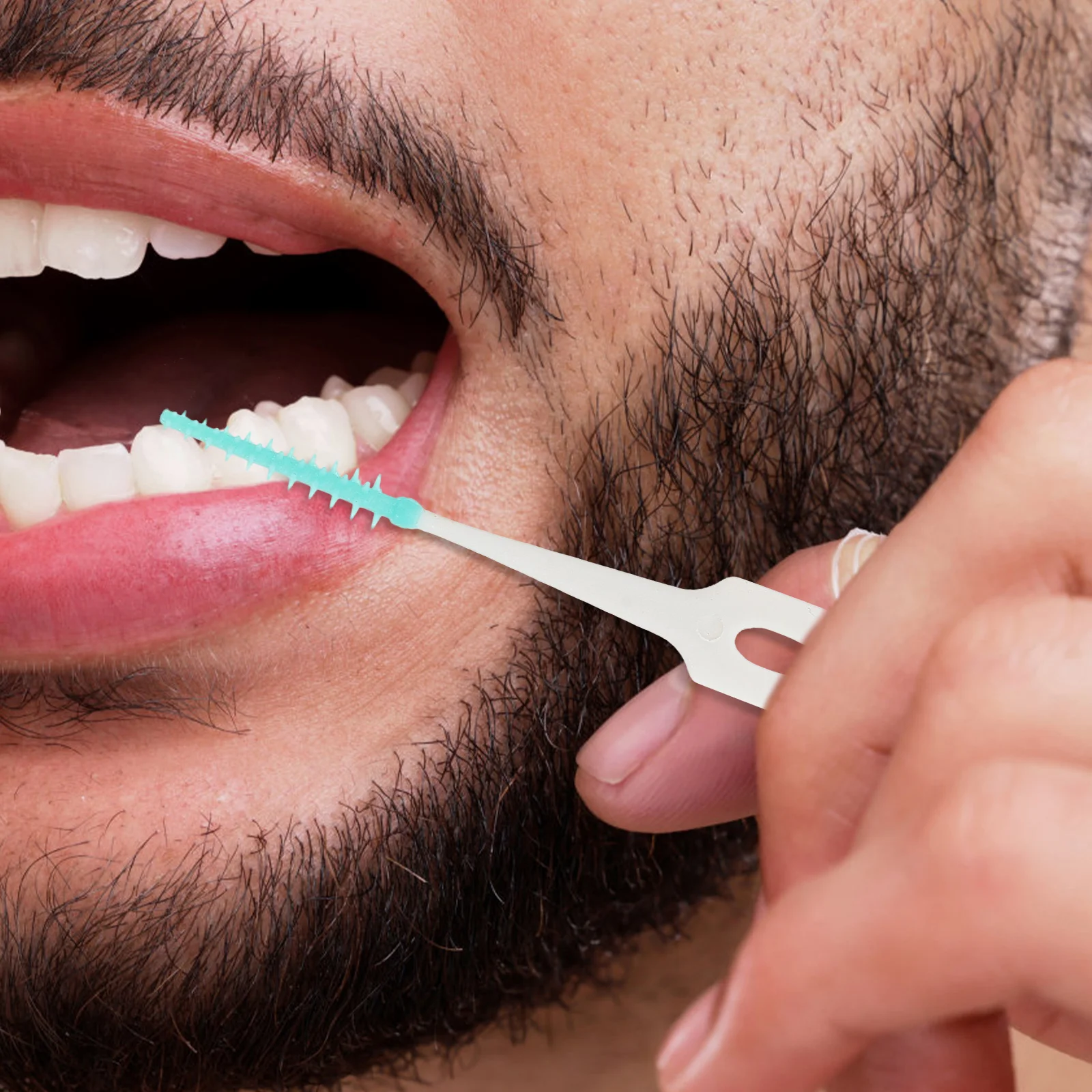 80 Uds cepillo interdental de goma cepillos de dientes entre los dientes herramienta de cuidado bucal Personal