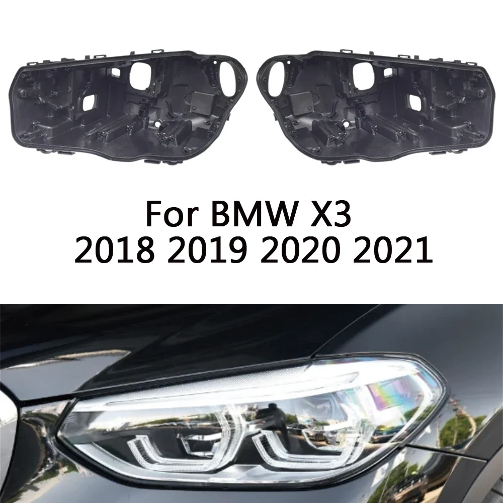 

База для Bmw X3 2018 2019 2020 2021, дом на фару, основание автомобильной фары, держатель передней фары, автоматическая задняя опора