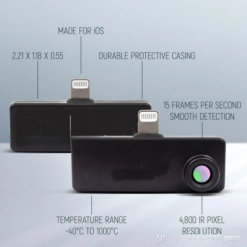 Wärmebildkamera für Mobiltelefone mit Apple iOS-System, Infrarot-Bildtechnologie