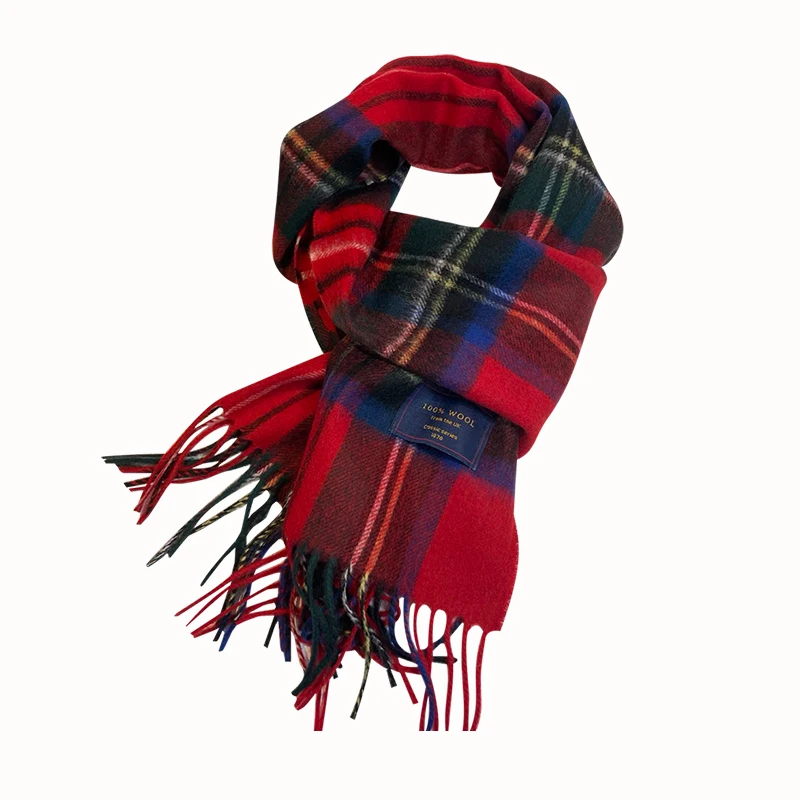 2022 winter men plaid scarf wool cashmere scarves for women echarpe foulard femme long wool pashmina sjaal shawls business scarf