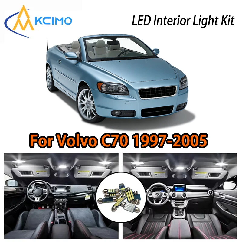 luzes-led-premium-para-interior-de-volvo-c70-1997-2005-opcao-de-duas-cores-branco-e-azul-gelo