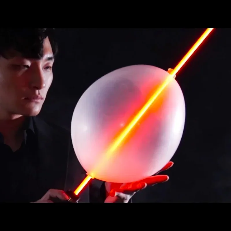 S-Ray by Sun Magic Tricks Chargable Lightsaber Thru Balloon Smoke Producing Magic Stick Stage Illusions Gimmicks Mentalism Props