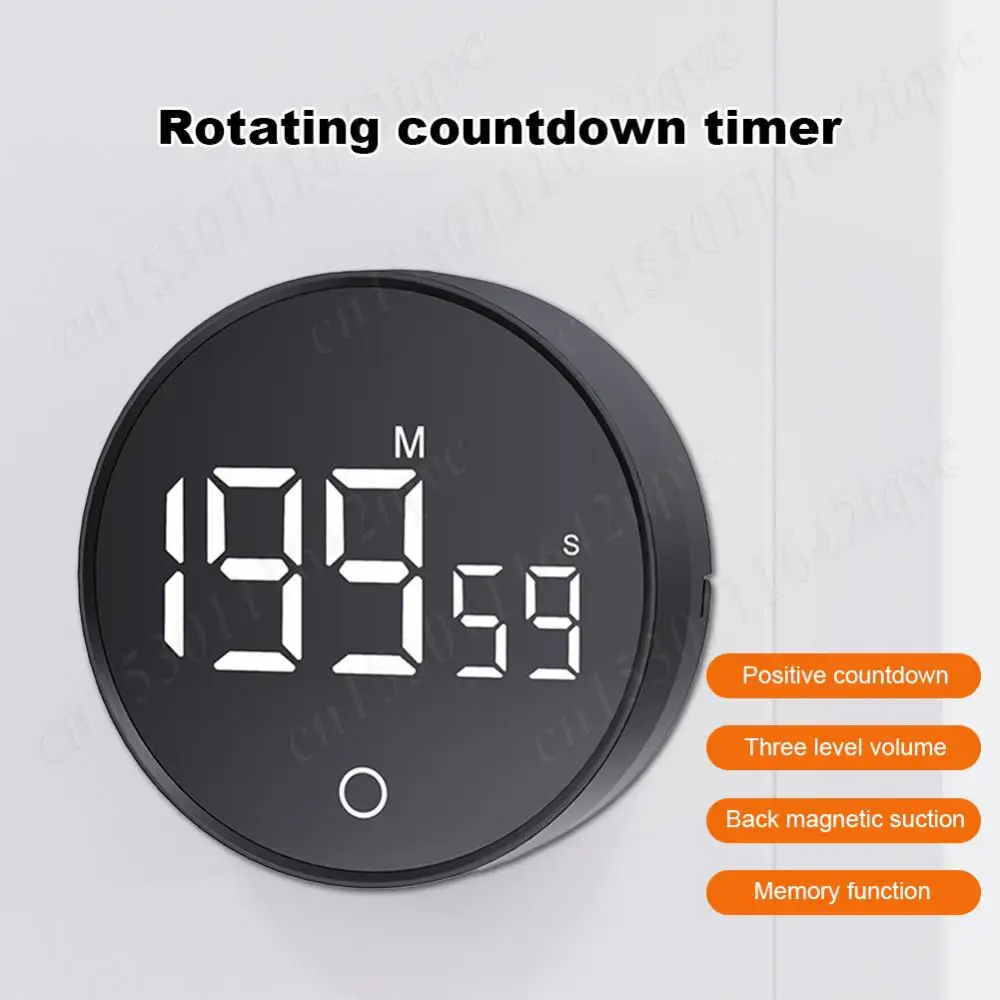 Magnetic Kitchen Timer Digital Timer Mechanical Stopwatch Alarm Clock Electronic Cooking Timer Countdown Timer Kitchen Tool