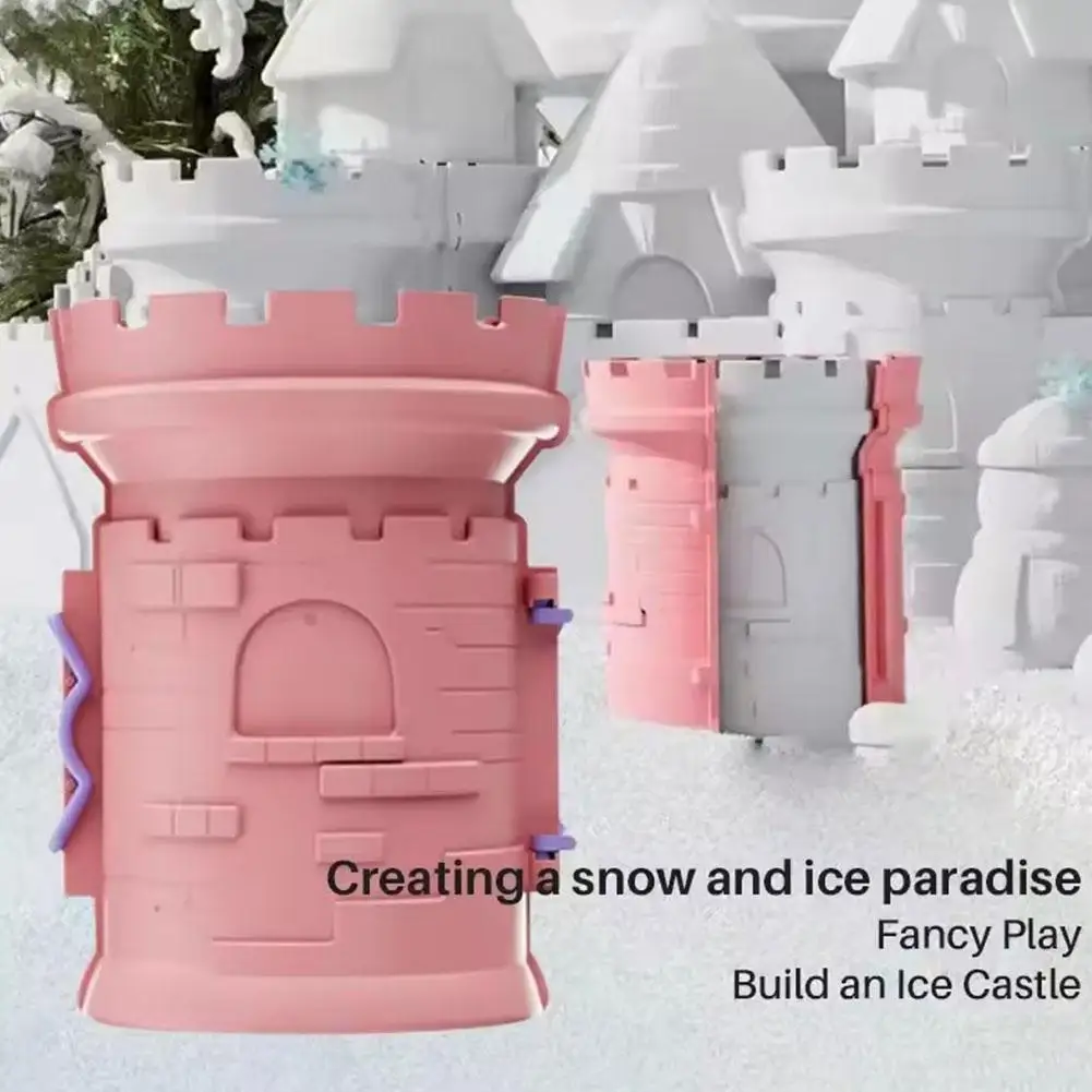 Giocattoli per creare palle di neve - Giocattolo invernale all'aperto rapido e facile per bambini e familiari - Attrezzatura per lotta con palle di neve da giardino, creatore di palle di sabbia da spiaggia