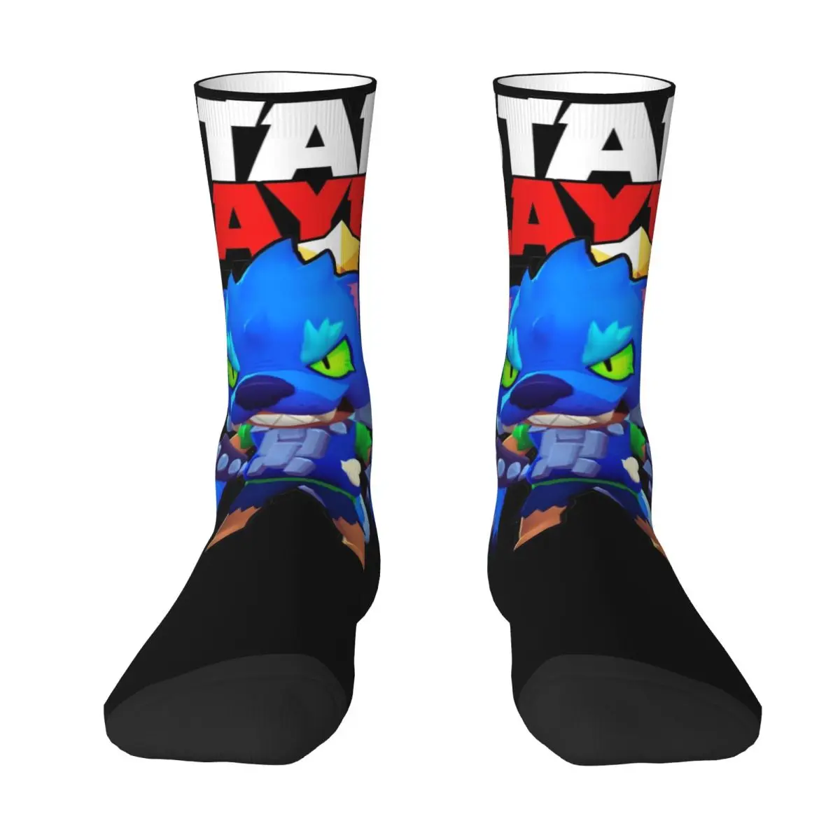 Brawling-Heros Videogame Socks Gothic Stockings Winter Anti Slip Women Men Socks Medium Soft Printed Running Socks