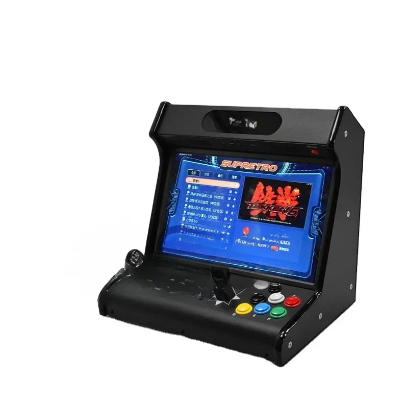 2 Player  Arcade  with Coin System 2 Gamepad Coin Operated Games Arcade Machine Coin Operated