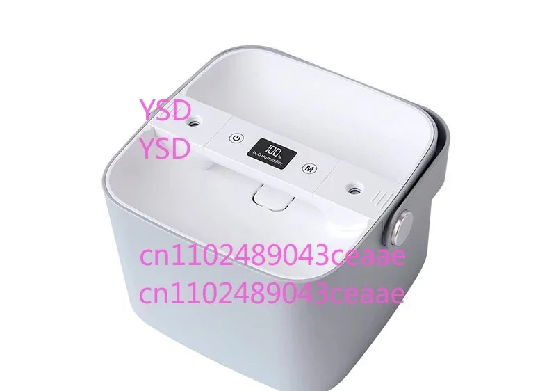 Silent Wireless Humidifier (Small Mini USB Rechargeable, Portable for Office Desktop/Home, with Empty Mist Spray & Night Light)