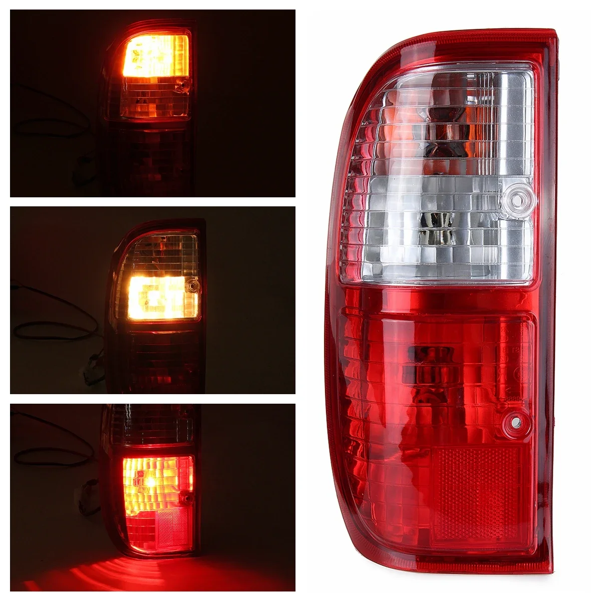 Left Right Car Rear Tail Light Signal Brake Lamp with Bulb&Wiring For Ford Ranger Courier PG PH Pickup 2002 2003 2004 2005 2006