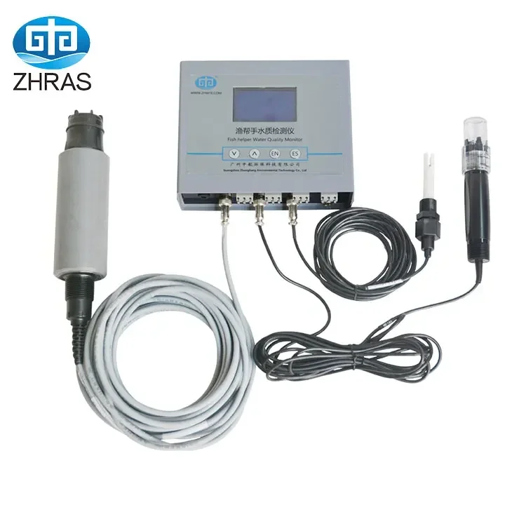 Fish Helper Water Quality Monitoring Instrument Water Detector Supplier PH ORP DO Salinity Temperature Meter