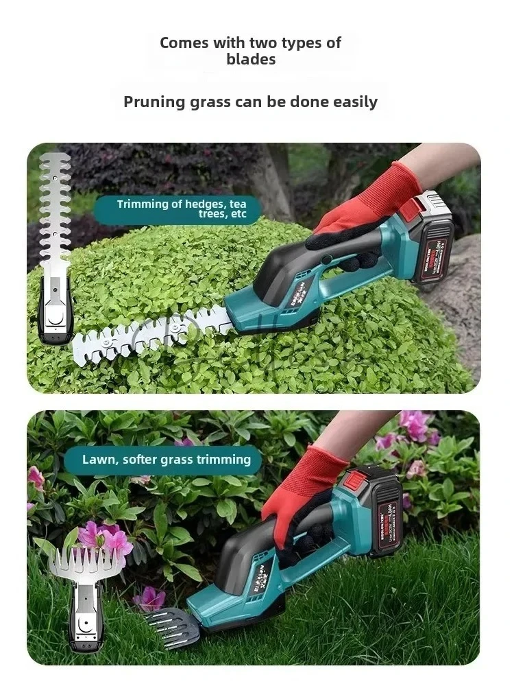 Multifunctional electric lawn mower household small handheld lawn mower lithium battery lawn mower