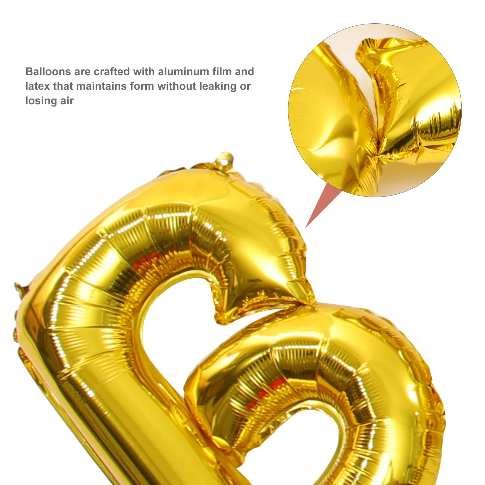 

Birthday Decorative Balloon Set Decorations Foil Balloons Letter for Party Pink