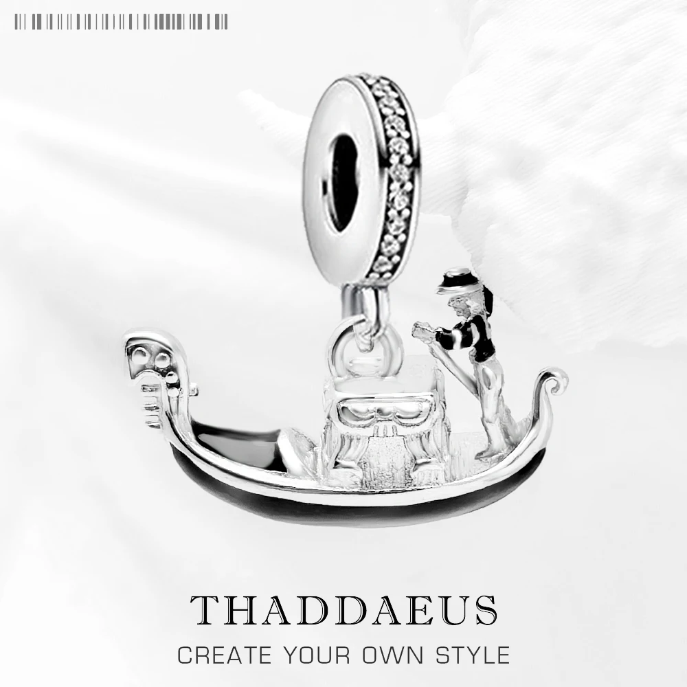 

Подвеска Венецианская Gondola, европейские аксессуары, хорошие ювелирные изделия для женщин и мужчин, романтический подарок из стерлингового серебра 925 пробы