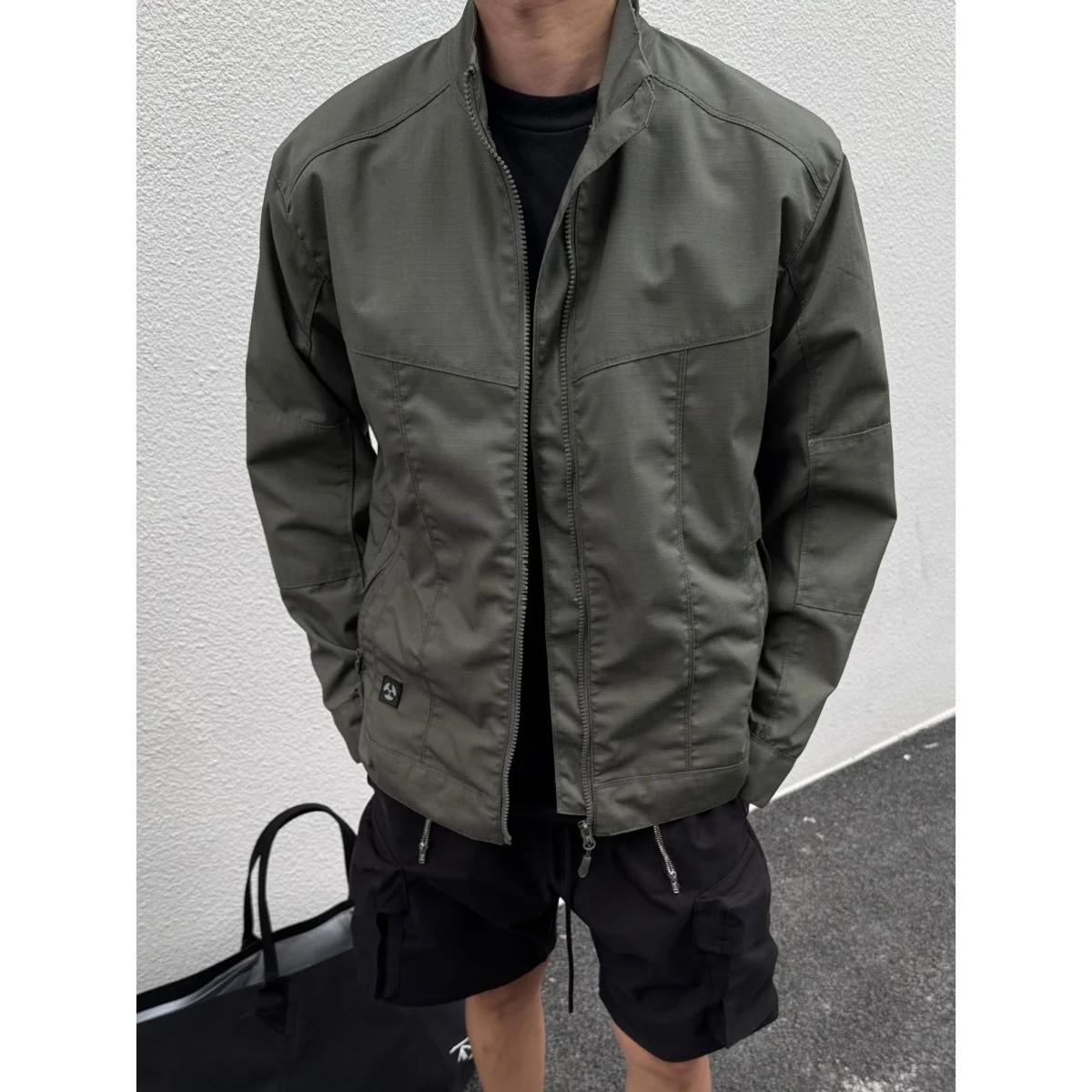 

Men's Outdoor Tactical Windbreaker Waterproof Spring Autumn Jaet Breathable Wear Resistant Hiking Suit Double Layer Coat