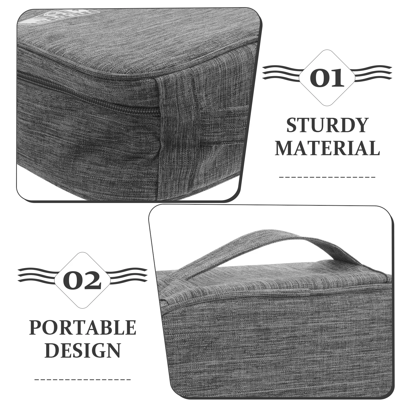 Tas Penyimpanan Kabel Data Organizer Gadget Elektronik Kotak Perjalanan Organizer Kawat Listrik