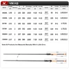 PURELURE VIKAS 스피닝 캐스팅 낚싯대, 후지 링 F XF 액션 루어 로드, 고탄소 후지 릴 시트 배스 파이크 로드 낚싯대 2