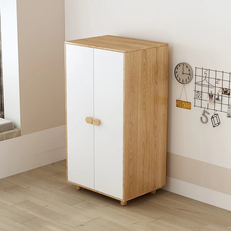 منزل صغير: خزانة ملابس منزلية للأطفال بلون خشبي أصلي، غرفة نوم، خزانة زاوية، خزانة #3