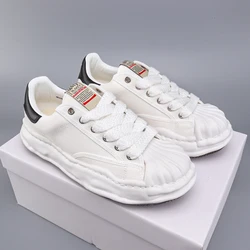 Simple and atmospheric leather canvas shoes&versatile, breathable comfortable casual sports shoes