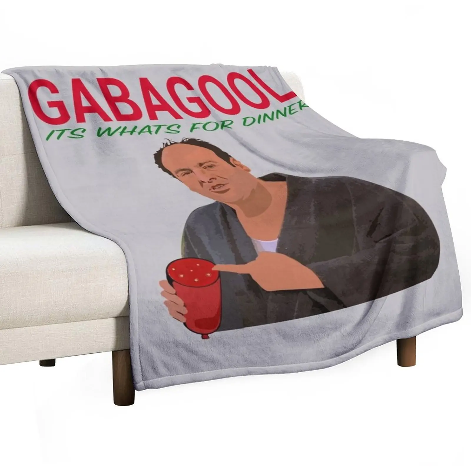 

Gabagool - It's What's For Dinner - Tony Soprano Throw Blanket Extra Large Throw Bed Fashionable Decorative Throw Sofas Blankets