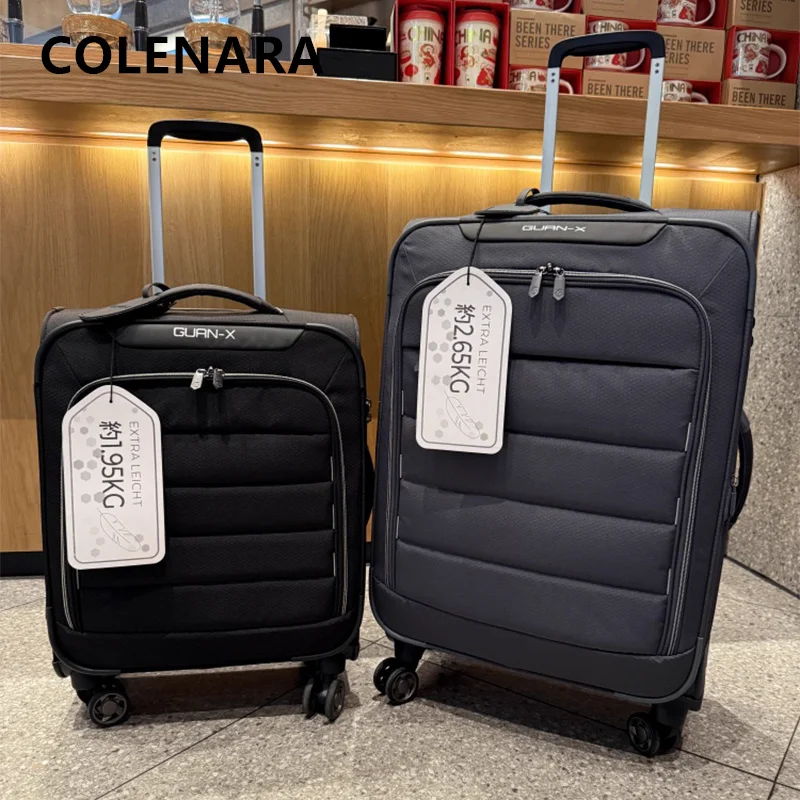 

Чемодан COLENARA, высококачественный интернат из ткани Оксфорд, 20 "24" 28 дюймов, набор чемоданов на колесиках, мужской деловой чемодан на колесиках