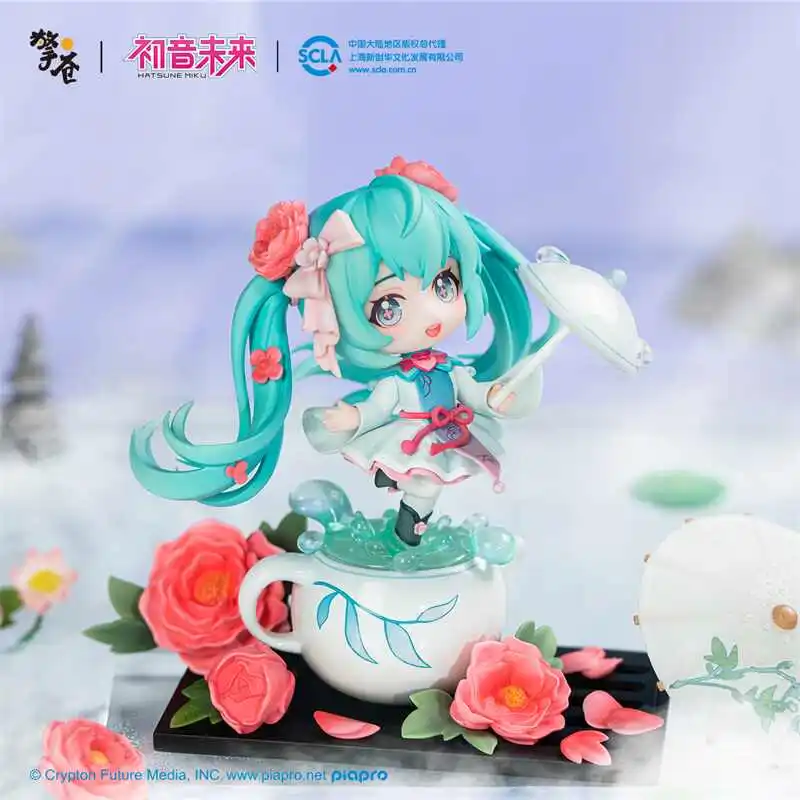 Hatsune-Modèle de figurine d'action Anime, Tissage de fleurs, Rain Run Q Edition, Jouets authentiques, Cadeau d'anniversaire