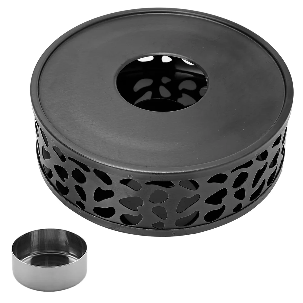 

Heating Base Tea Stove Teapot Warmer Stainless Steel Hollow Heater Holder Coffee Pot Kitchen Bar Accessories