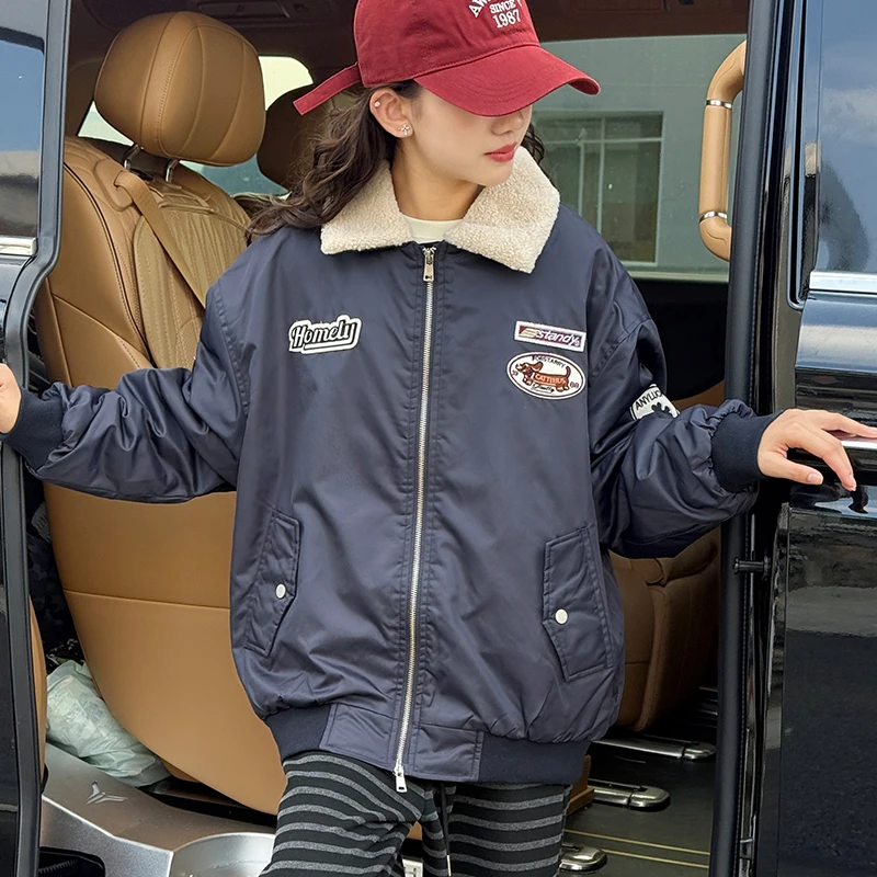 سترة شتوية مبطنة سميكة للفتيات، معطف قطني دافئ ودافئ، ملابس خارجية للأطفال الكبار #4