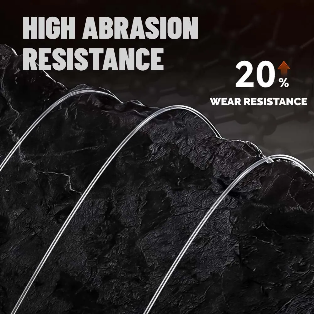ZUKIBO Boot-/Fischerei-Angelschnur aus 100 % Fluorocarbon, abriebfest, japanisches Material, 100 m, 50 m, Shock Leader, unsichtbare sinkende Schnur – Detail 6
