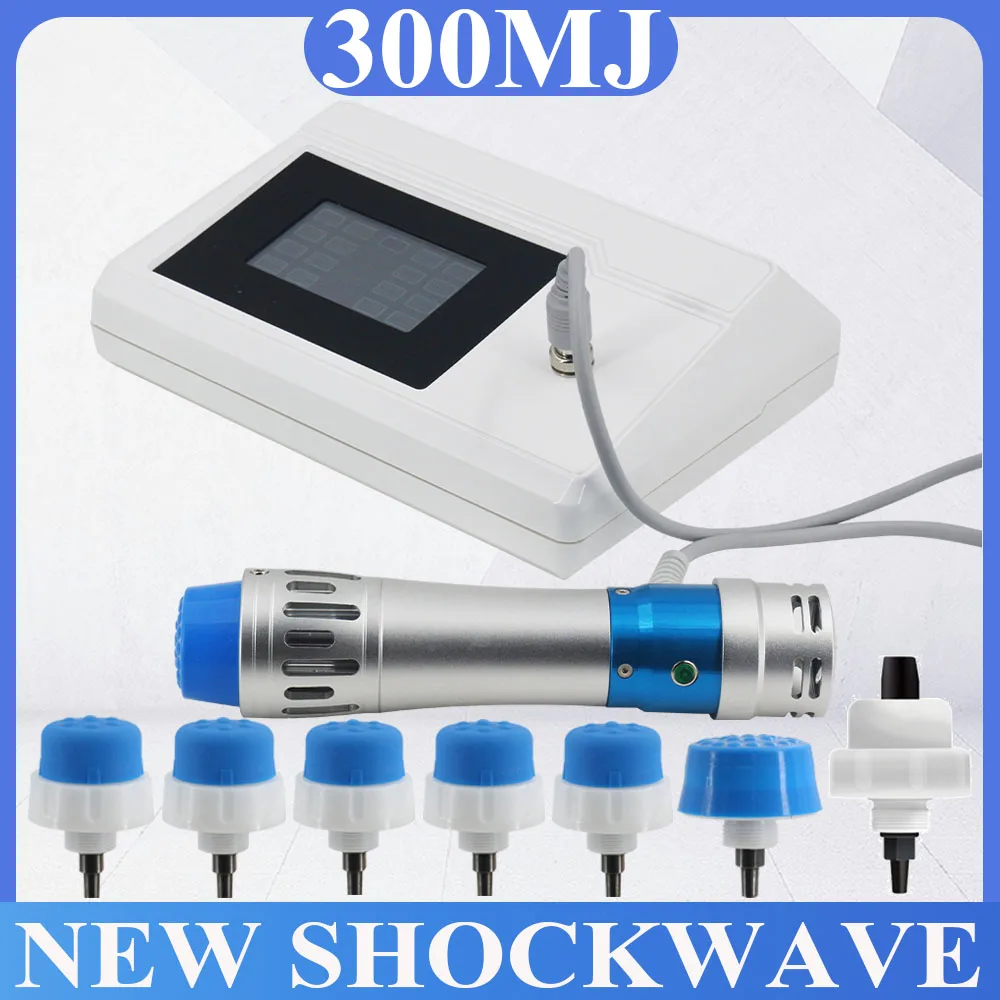 آلة علاج بالمستخدم جديدة 2023 300MJ مموجة الصدمة المهنية مدلك فعال ED علاج الأطراف الإغاثة تدليك الألم بندقية